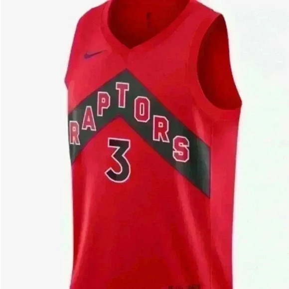 Nike Raptor Jersey Red Black Anunoby 3 size XL Boys' Grade School - Picture 4 of 11